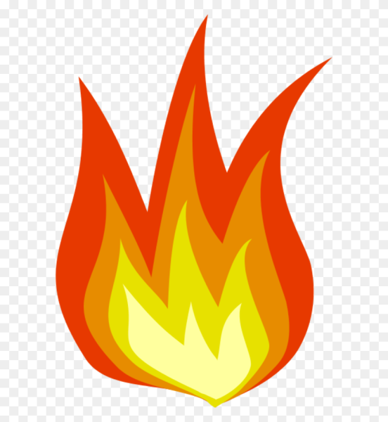 Пламя мультяшное