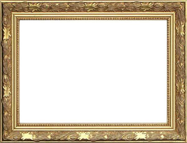 Багетная рама на прозрачном фоне