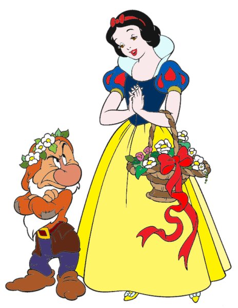 Белоснежка с корзинкой