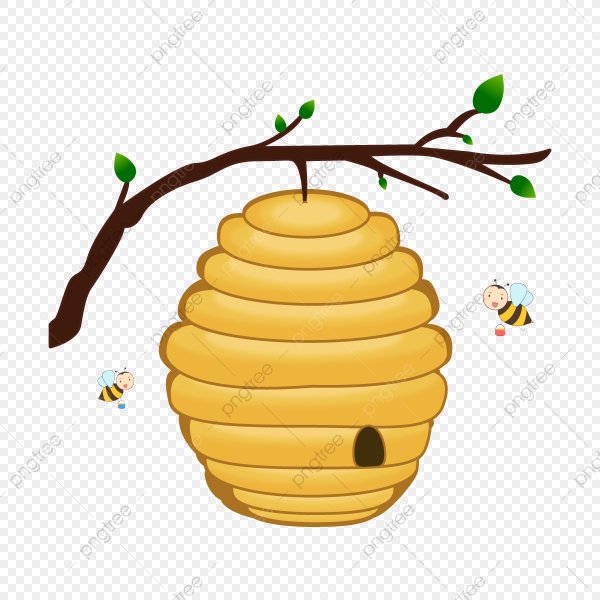 Улей без фона