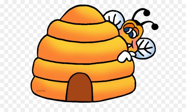 Деревянный улей мультяшный