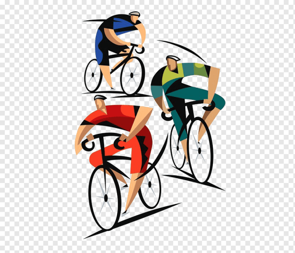 Стилизованный велосипедист