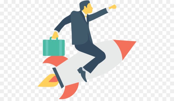 Успешный человек вектор