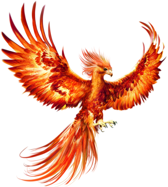 Фон Огненный Феникс Фоукс