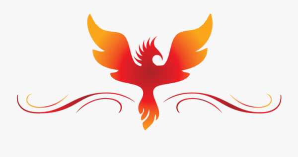 Птица Феникс для печати