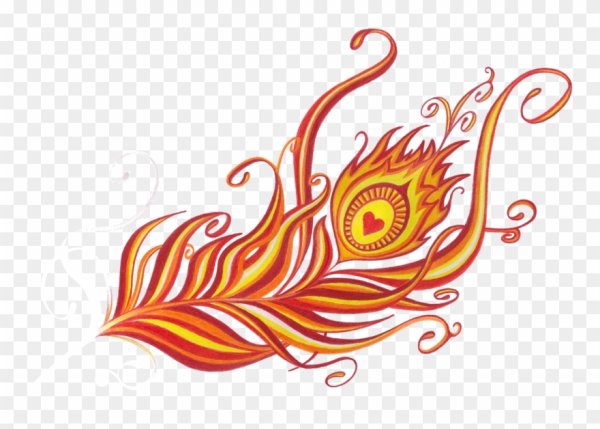 Перо Жар птицы для детей