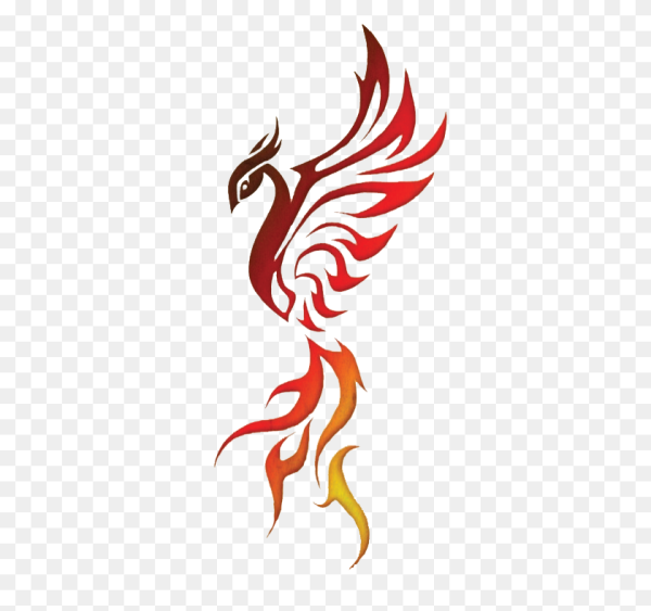 Векторная птица Феникс