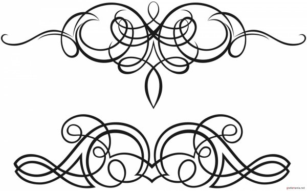 Орнамент завитушки