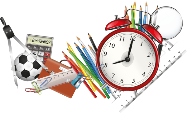 Школьный клипарт на прозрачном фоне