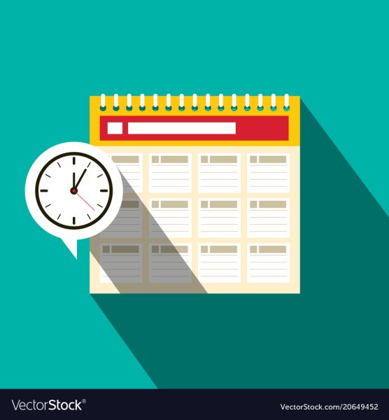 Календарь в стиле Flat Design