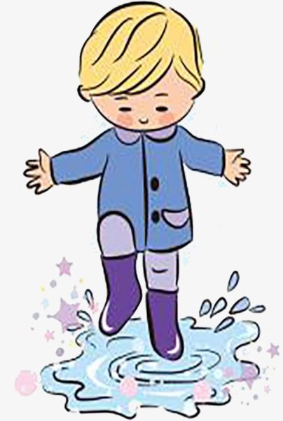 Ребенок в луже