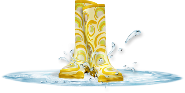 Лужа на прозрачном фоне