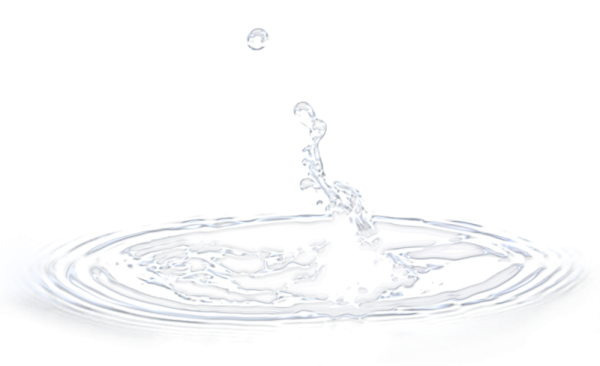 Разводы на воде на прозрачном фоне