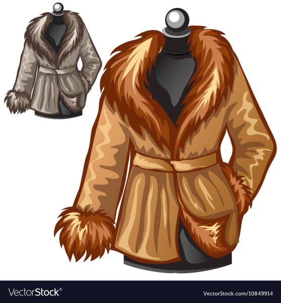 Рисовать шубу