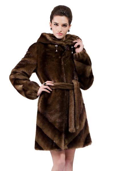 Девушки в норковых шубах