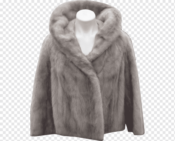 Шуба на прозрачном фоне