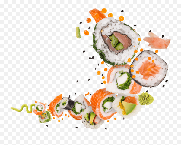 Фон суши роллы для фотошопа