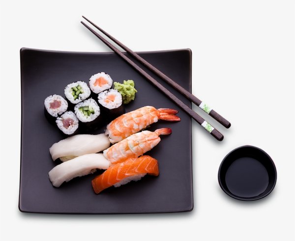 Суши сверху