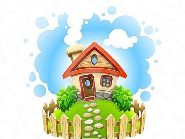 Домик мультяшный