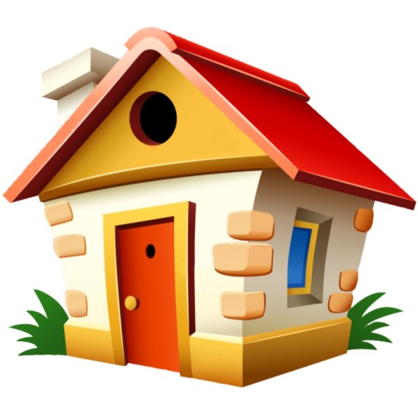 Дом мультяшный