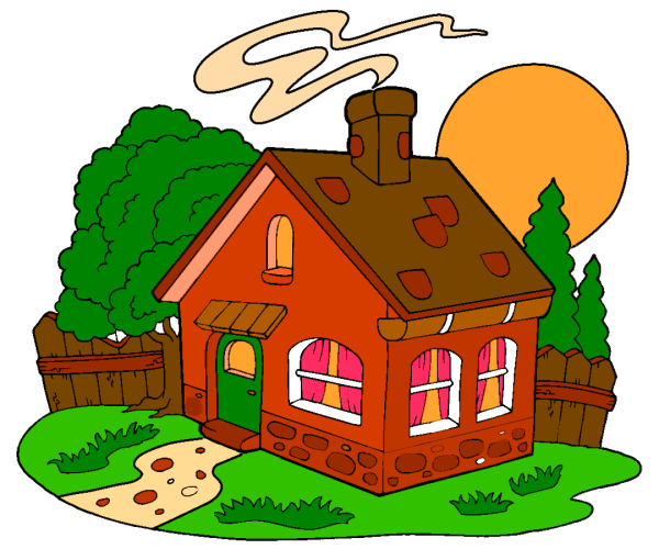 Домик рисунок