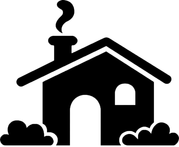 Домик силуэт