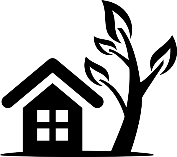 Загородный дом силуэт