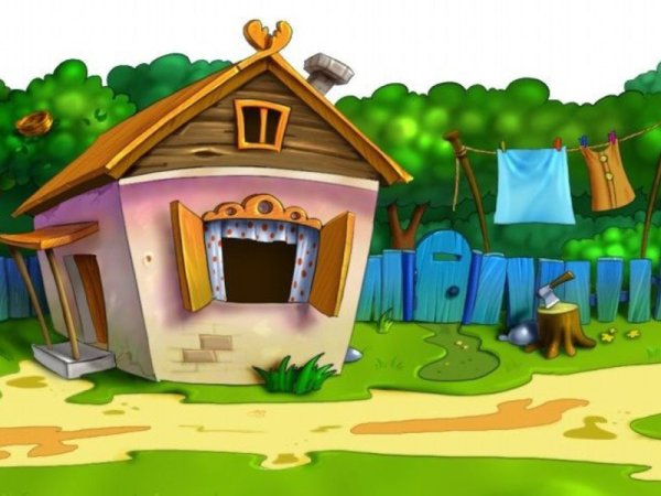 Дом мультяшный