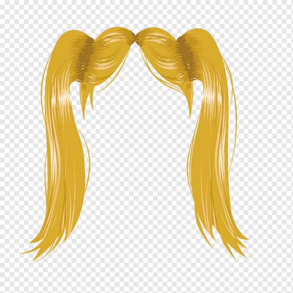 Желтые волосы для фотошопа