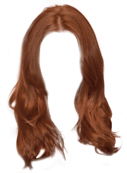 Женские парики на прозрачном фоне