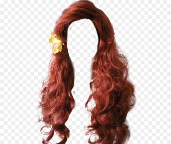 Рыжие волосы парик