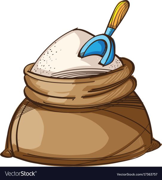 Мешок с мукой мультяшный