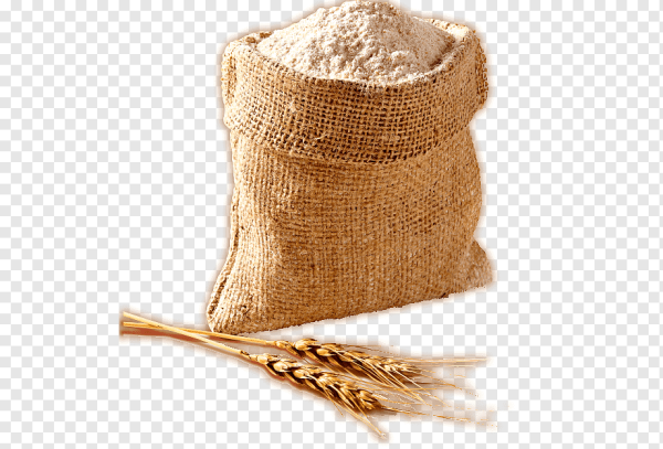 Мешок муки на прозрачном фоне