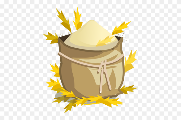 Клипарт мука на прозрачном фоне