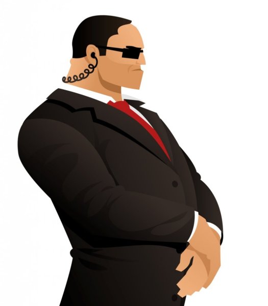 Охранник в школе рисунок