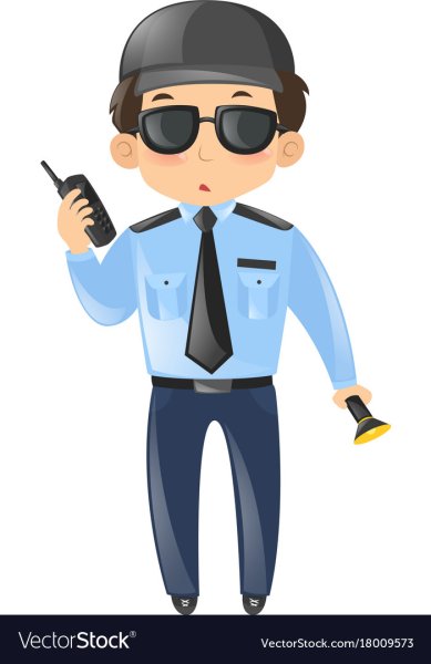 Человек мужчина охранник арт