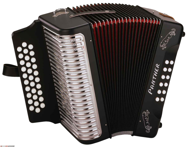 Гармонь на прозрачном фоне