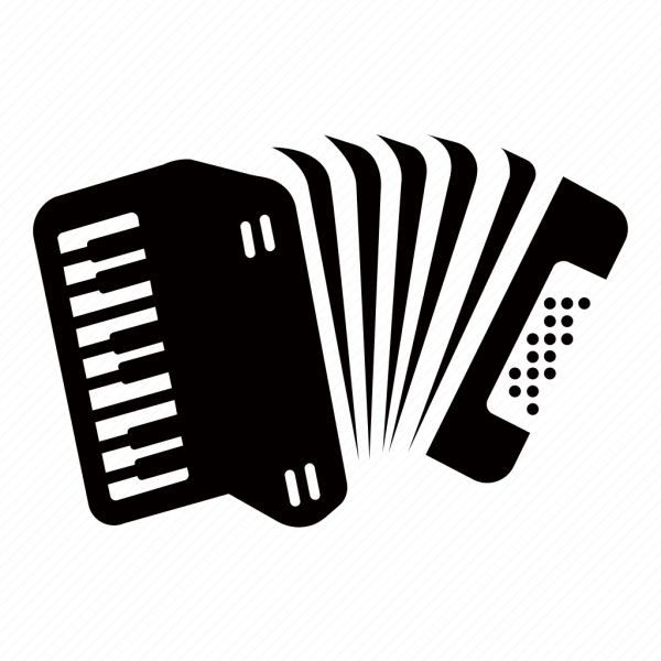 Нарисовать гармонь