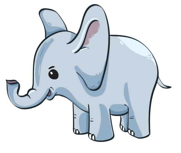 Слон мультяшный