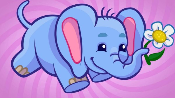 Слонёнок мультяшный