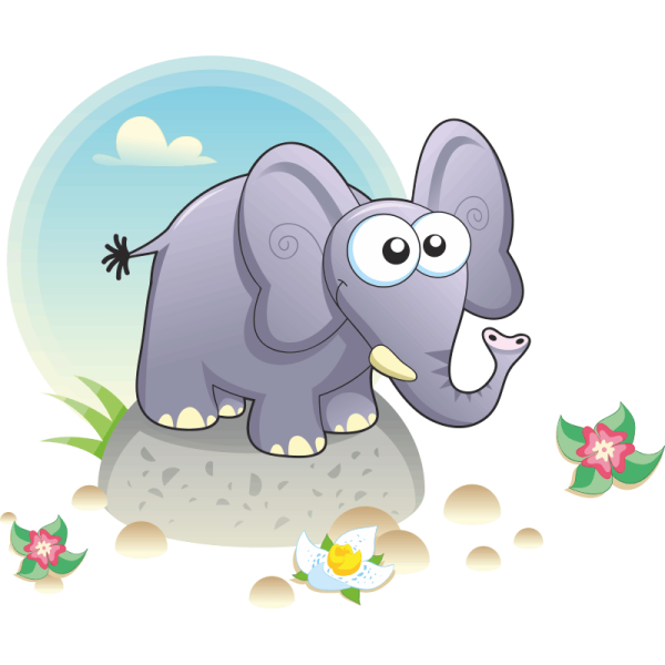 Слоники мультяшные