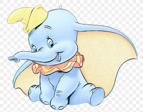 Синий Слоник Дамбо