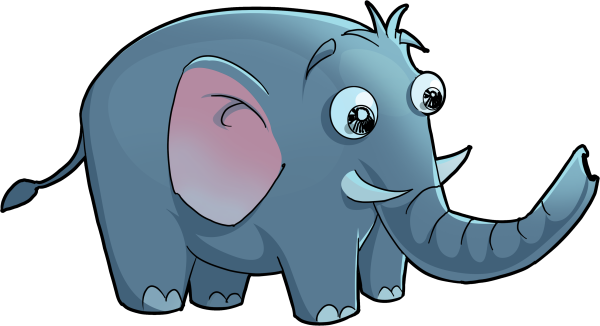 Слоник мультяшный