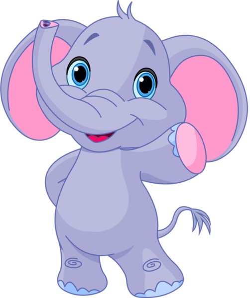 Слоник мультяшный