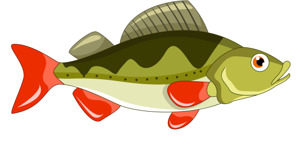 Мультяшные рыбки речные