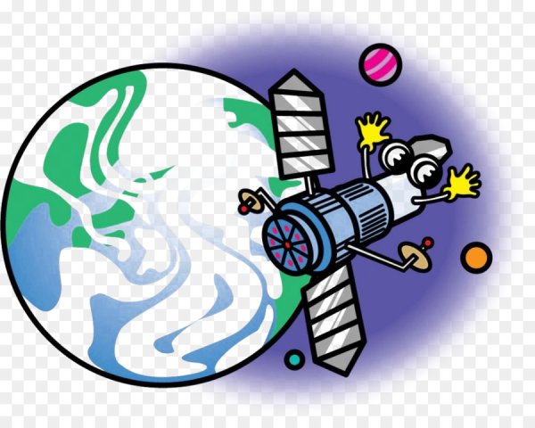 Спутник мультяшный