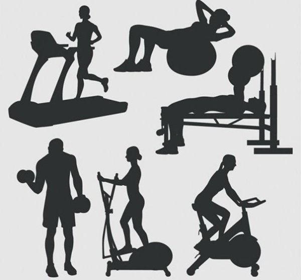 Тренажеры силуэт