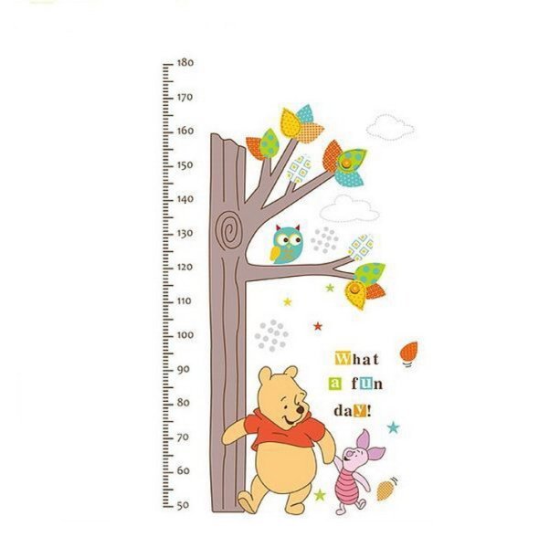 Линейка для измерения роста ребенка на стену на фоне