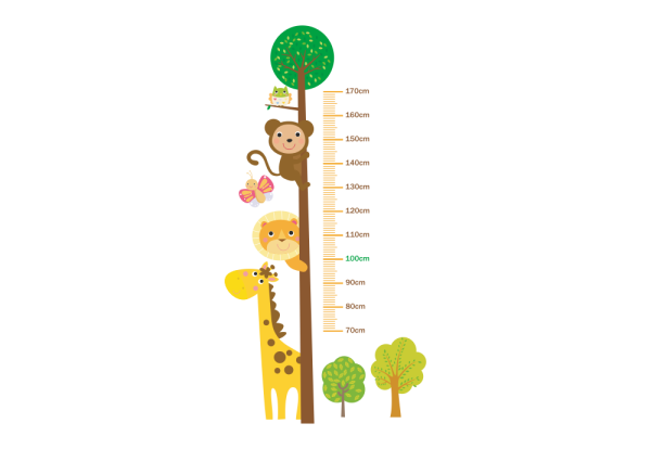 Наклейка измеритель роста