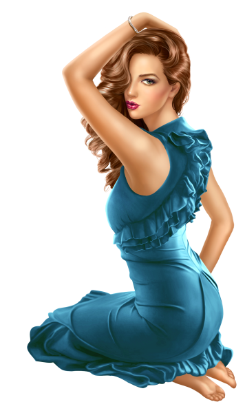 Мультяшные гламурные девушки